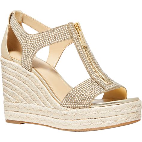 Berkley Metallic Wedge Sandal 